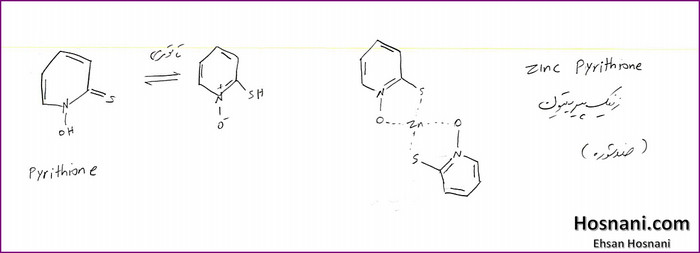 Zinc pyrithione is a coordination complex of zinc