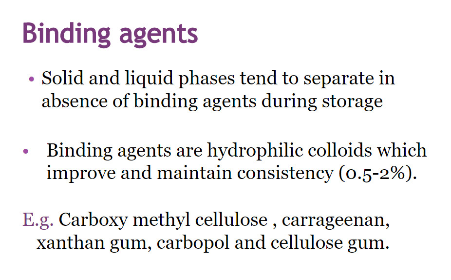 toothpaste ingredients binding